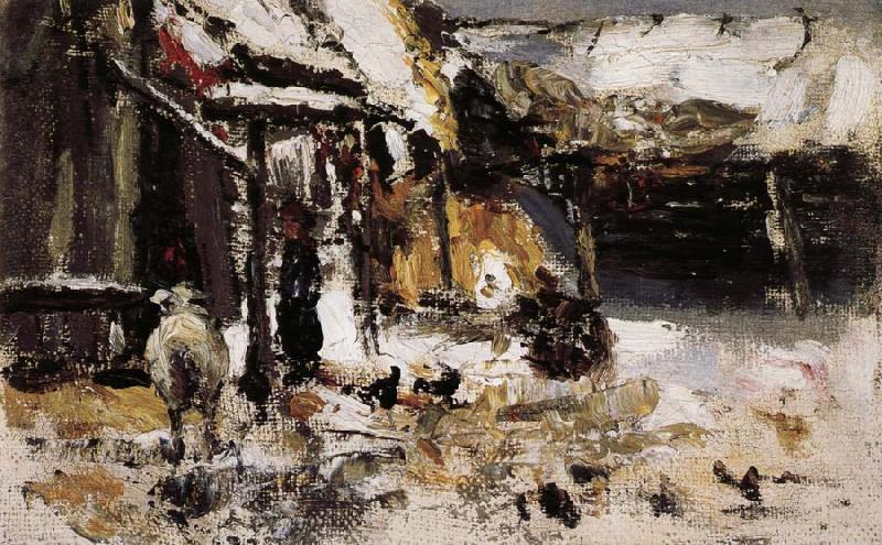 Nikolay Fechin Courtyard oil painting picture